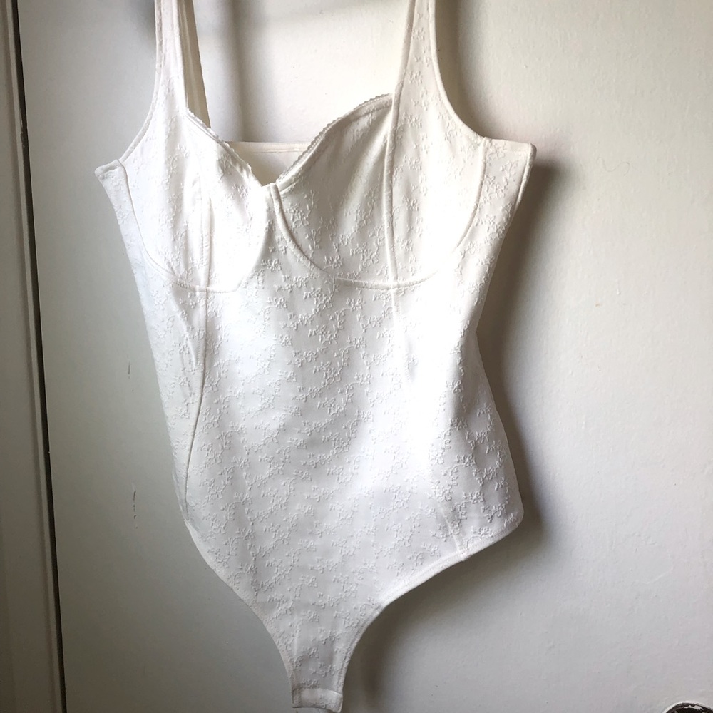 White H&M Bodysuit